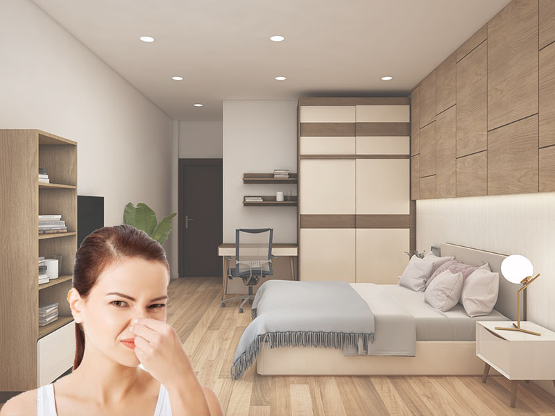 Vì sao phòng ngủ hay có mùi khó chịu