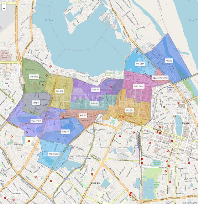 Vị trí chiến lược của quận Ba Đình