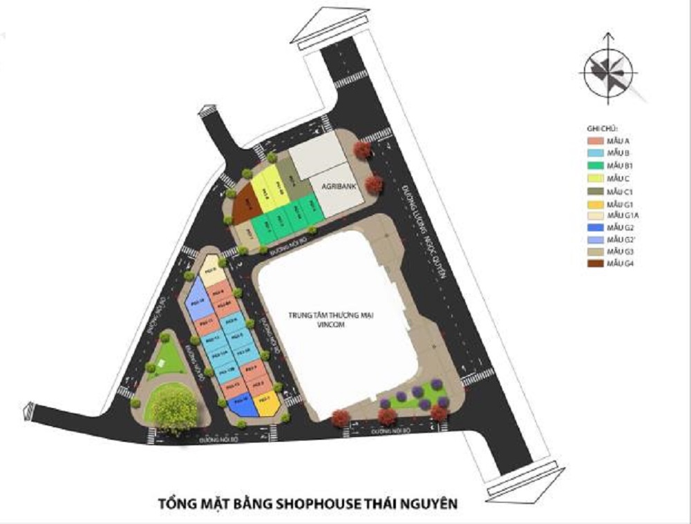 vincom shophouse thái nguyên