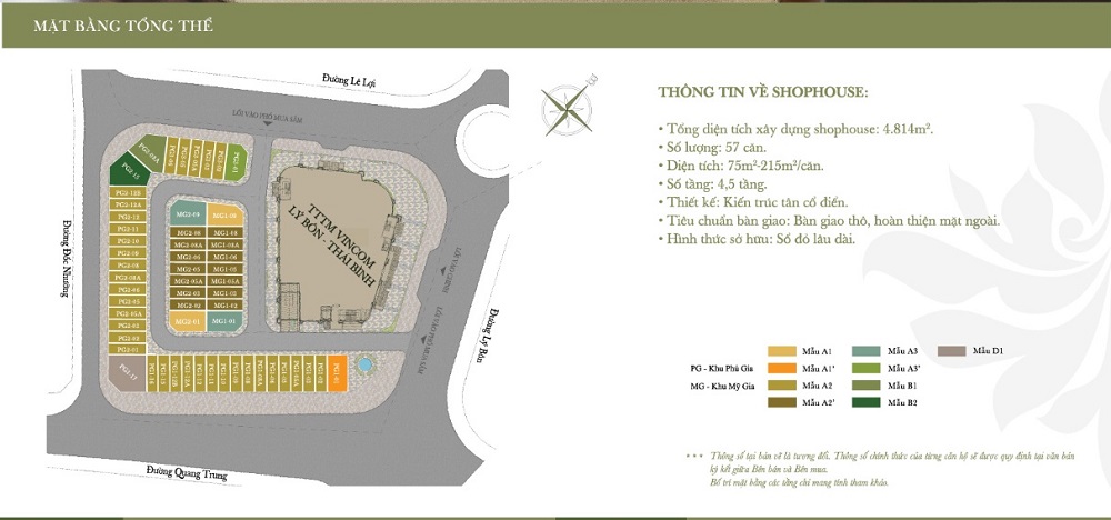 vincom shophouse thái bình