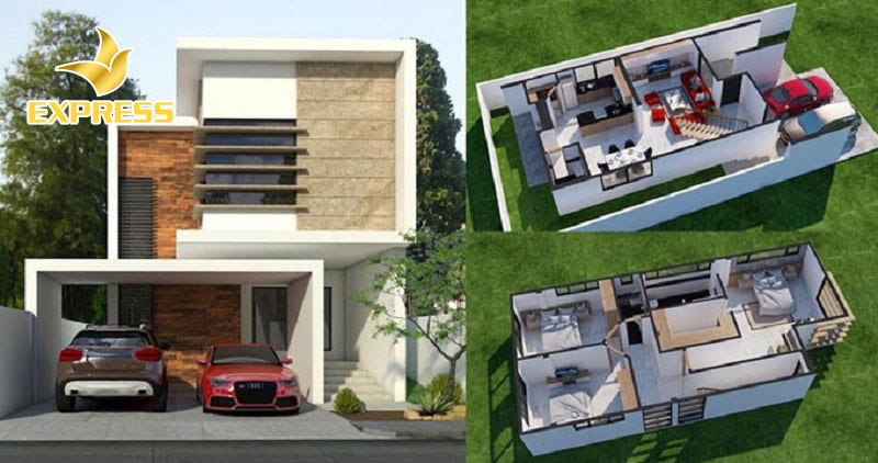 Với cách thiết kế đơn giản và không quá cầu kỳ cho mẫu biệt thự