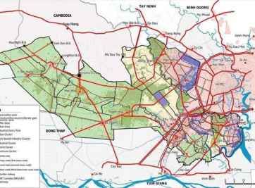 Dự án bản đồ quy hoạch Long An giai đoạn 2030-2050