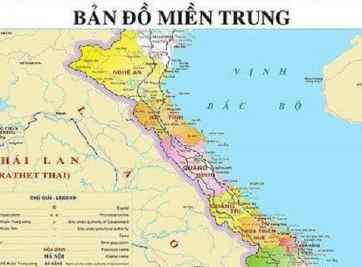 Bản đồ miền Trung- Phân tích bản đồ miền Trung mới nhất