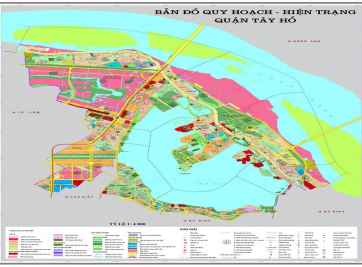 [Thông tin] Kế hoạch và bản đồ quy hoạch quận Tây Hồ