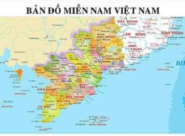 Bản đồ miền Nam- Phân tích bản đồ miền Nam mới nhất