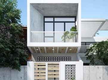 Kinh nghiệm thiết kế nhà phố mặt tiền 5m sang trọng, tiện ích