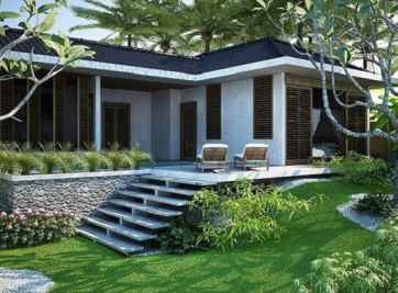 Hướng dẫn thiết kế nhà vườn 1 tầng 5 phòng ngủ đẹp