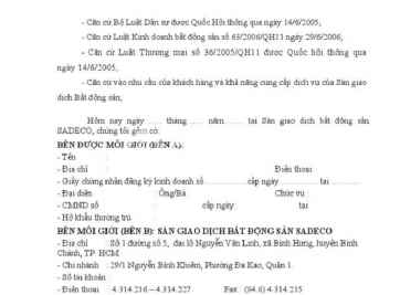 Hợp đồng môi giới nhà đất là gì? Vai trò của hợp đồng này