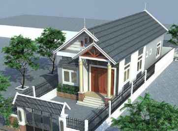 Mẫu nhà cấp 4 có gác lửng 5x20 được ưa chuộng gần đây