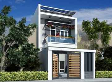 Những mẫu thiết kế nhà ống 2 tầng 5x20m hiện đại