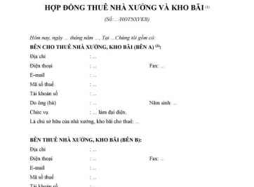 Những điều cần phải biết khi làm hợp đồng thuê nhà xưởng