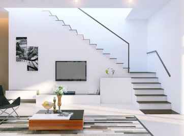Mách bạn cách thiết kế cầu thang ở cuối nhà hợp phong thủy