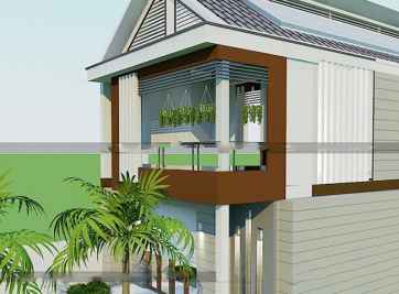 Các mẫu thiết kế nhà ngang 6m dài 20m đẹp như mơ 