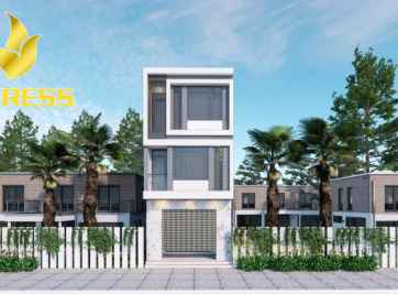 Cách trang trí cho mặt tiền nhà ống 3 tầng đẹp độc đáo