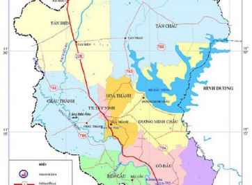 Chi tiết bản đồ quy hoạch thành phố Tây Ninh mới nhất hiện nay