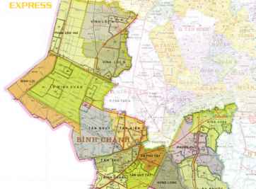Cập nhật thông tin bản đồ quy hoạch Bình Chánh mới nhất 2021