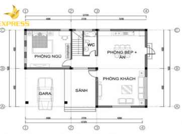 Bản vẽ mặt bằng biệt thự 2 tầng đẹp khoa học đầy đủ chi tiết nhất