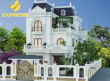 Tìm hiểu về mẫu biệt thự 3 tầng kiểu Pháp hot nhất gần đây