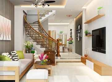 Cách bố trí phòng khách nhà ống tối ưu hóa không gian nhất