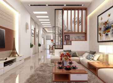 Cách xác định diện tích phòng khách phù hợp với từng loại nhà