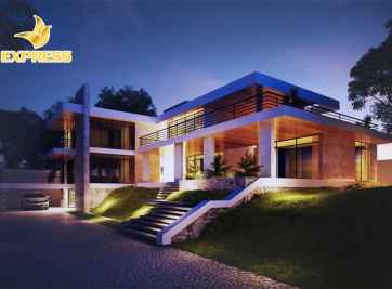 Mẫu nhà biệt thự 2 tầng mái bằng đẹp nhất năm 2021