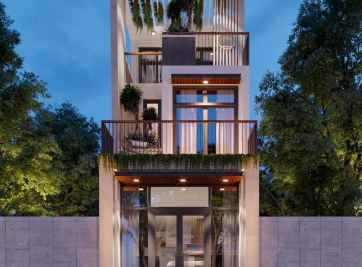 Những mẫu thiết kế nhà ống 3 tầng phong cách hiện đại