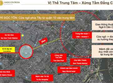 KHÁM PHÁ VỊ TRÍ ĐẮC ĐỊA CỦA DỰ ÁN HÀ ĐÔ QUẬN 10