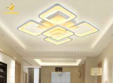 Mách bạn mẹo lựa chọn đèn ốp trần phòng khách phù hợp 
