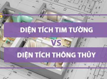 Cách tính diện tích thông thủy và tim tường chi tiết nhất