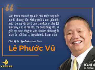 Chủ tịch TĐ Hoa Sen - Lê Phước Vũ và mong ước xuất gia