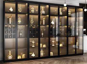 Giải pháp thiết kế mẫu tủ rượu kính cho căn hộ chung cư hiệu quả!