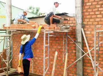 Giằng tường – một chi tiết không thể thiếu khi xây nhà