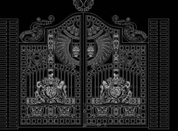 Tổng hợp file cad cổng biệt thự đẹp với kích thước chi tiết