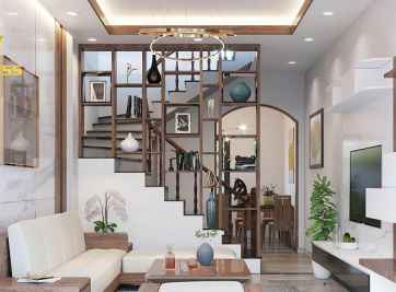 Nguyên tắc để thiết kế một mẫu phòng khách đẹp có cầu thang