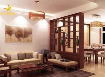 Các tiêu chí về việc lựa chọn vách ngăn gỗ phòng khách và bếp