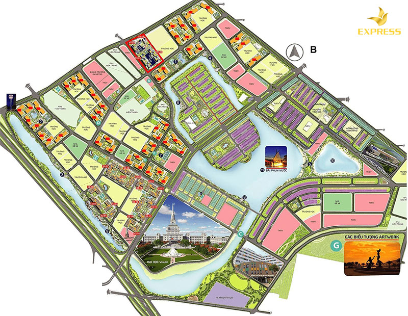Mặt bằng tổng thể Vinhomes Ocean Park