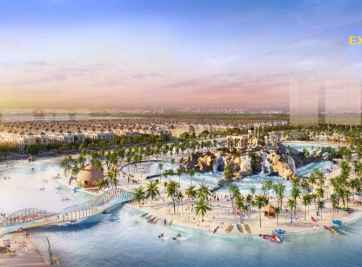 Hồ tạo sóng nhân tạo The Empire - Vinhomes Ocean Park 