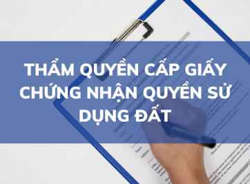 Thẩm quyền cấp giấy chứng nhận quyền sử dụng đất