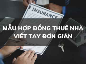 Mẫu hợp đồng thuê nhà viết tay đơn giản và ngắn gọn