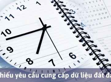 [Cập nhật] Phiếu yêu cầu cung cấp dữ liệu đất đai mới 2022