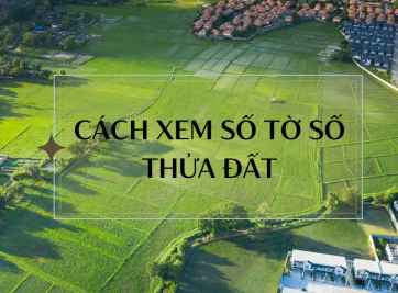 Hướng dẫn chi tiết cách xem số tờ, số thửa đất
