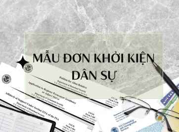 Tham khảo mẫu đơn khởi kiện dân sự mới nhất