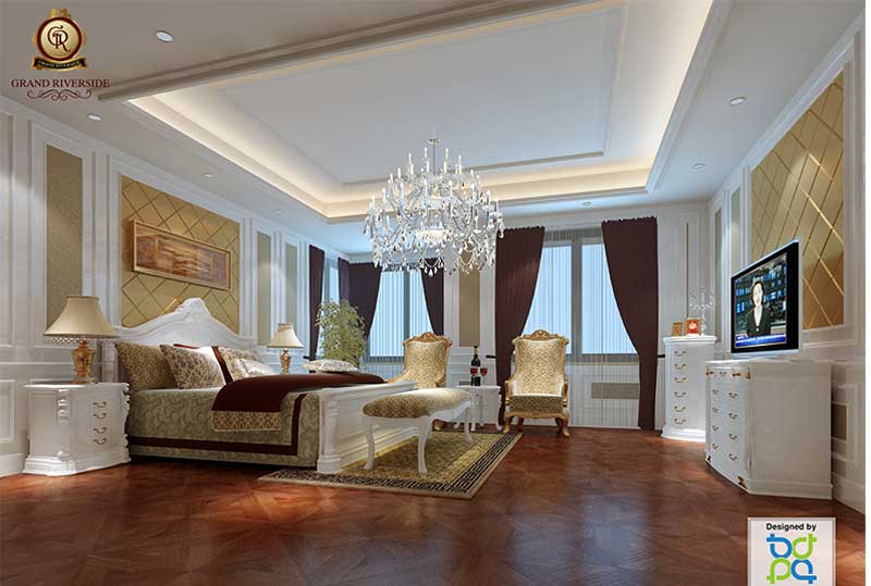 kiến trúc grand riverside hiện đại