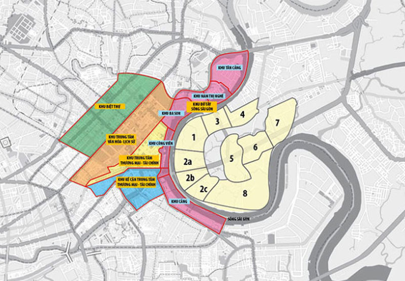 quy hoach 8 khu chuc nang tai khu do thi thu thiem