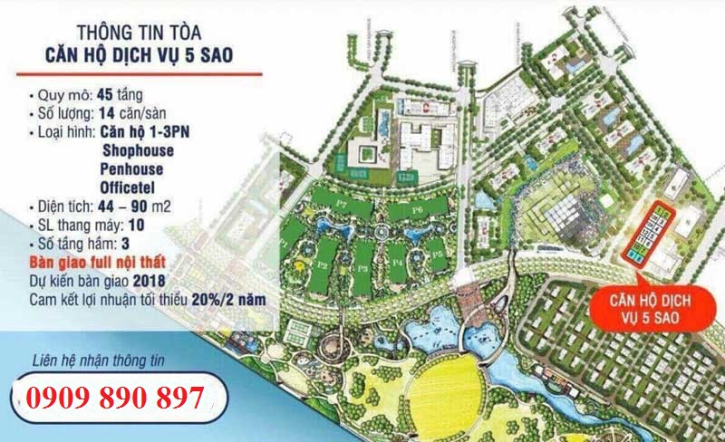 căn hộ Landmark Service Apartment Saigon