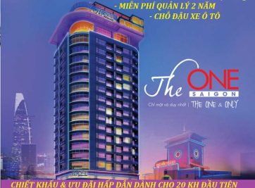MUA CĂN HỘ THE ONE NHẬN NHÀ NGAY VỚI SỔ HỒNG