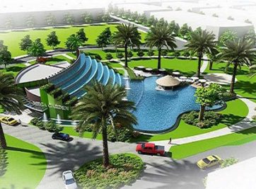 Nhà phố Melosa Garden – hồ bơi mang phong cách Singapore