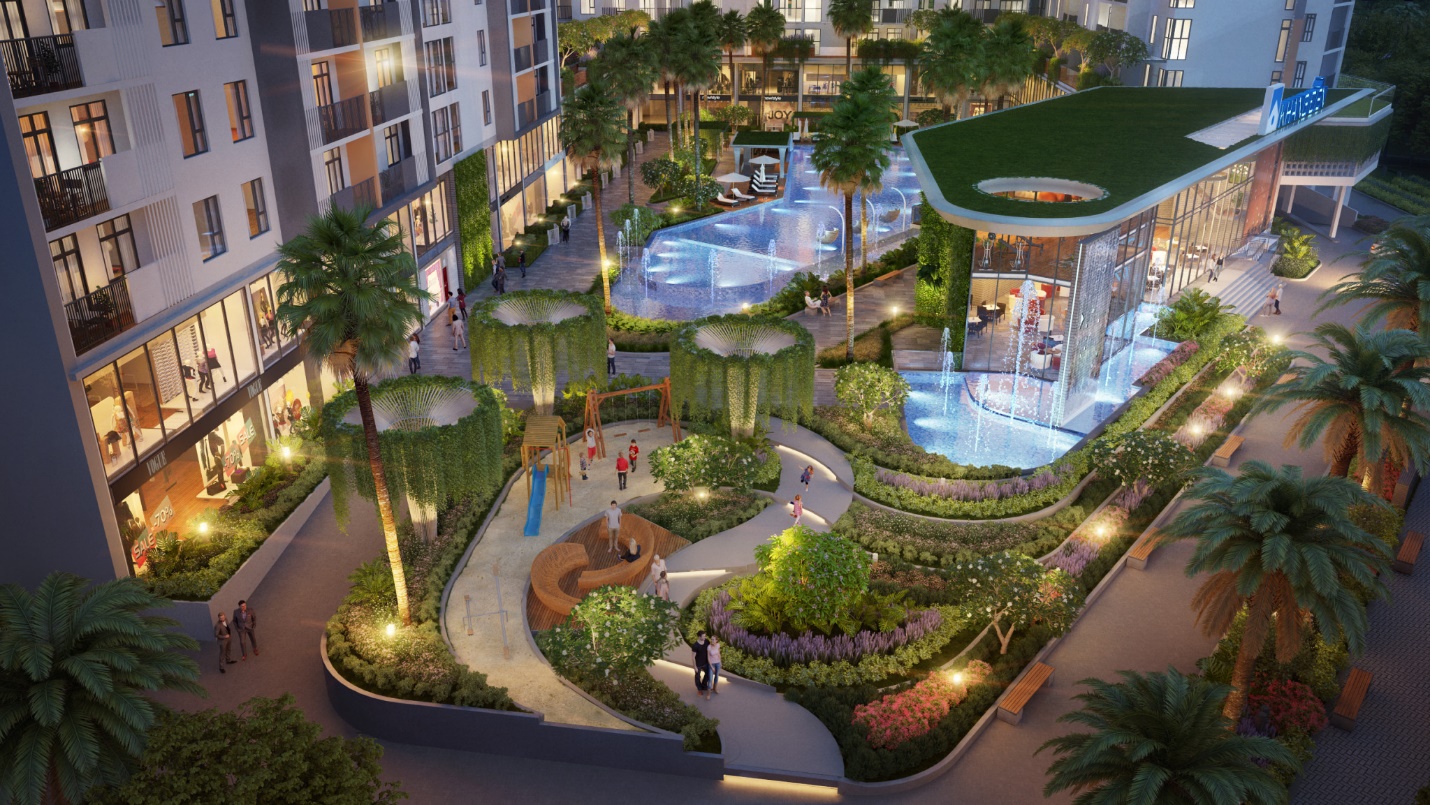 Jamila Khang Điền nhìn từ trên cao