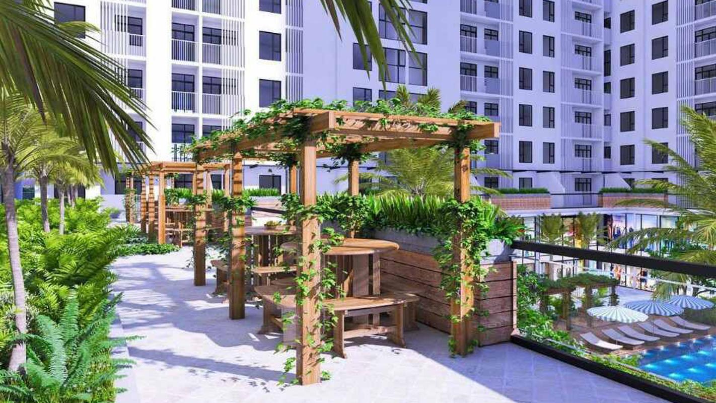 Khu vườn treo tại tầng 3 Jamila Khang Điền