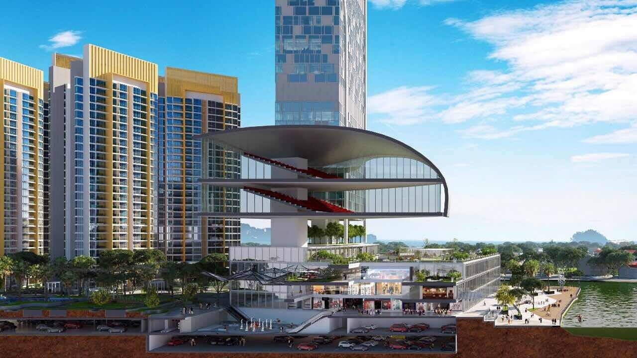 Tầm nhìn hướng ra sông tại Jamila Khang Điền